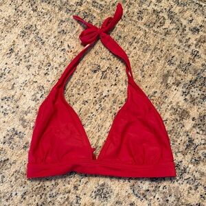 Arizona Jean Company Red Halter Bikini Top
